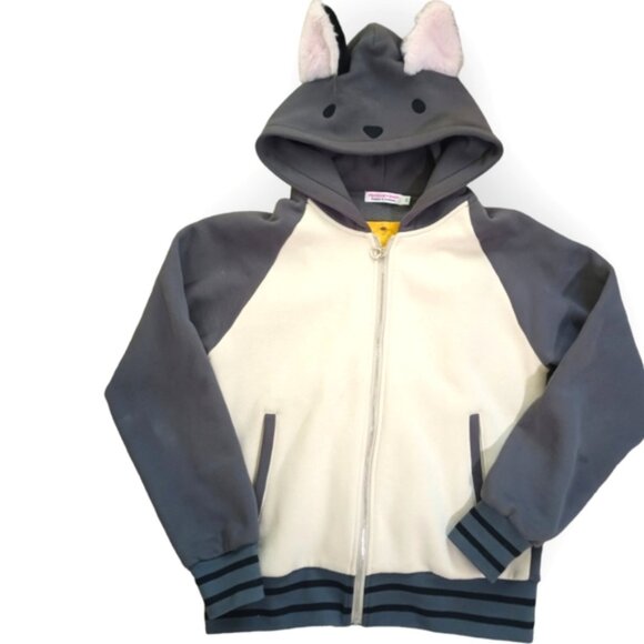 Studio Ghibli Style Hoodie with ears and removable back panel medium - Picture 1 of 7